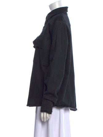 Studio Cut Long Sleeve Button-Up Top