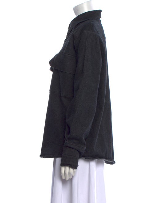 Studio Cut Long Sleeve Button-Up Top