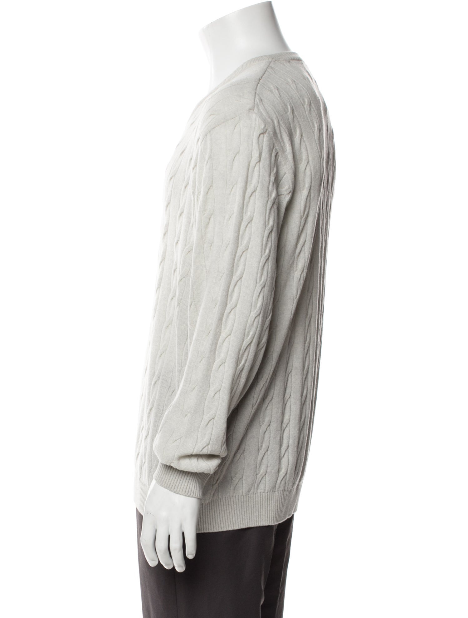 St. Croix V-Neck Long Sleeve Pullover w/ Tags