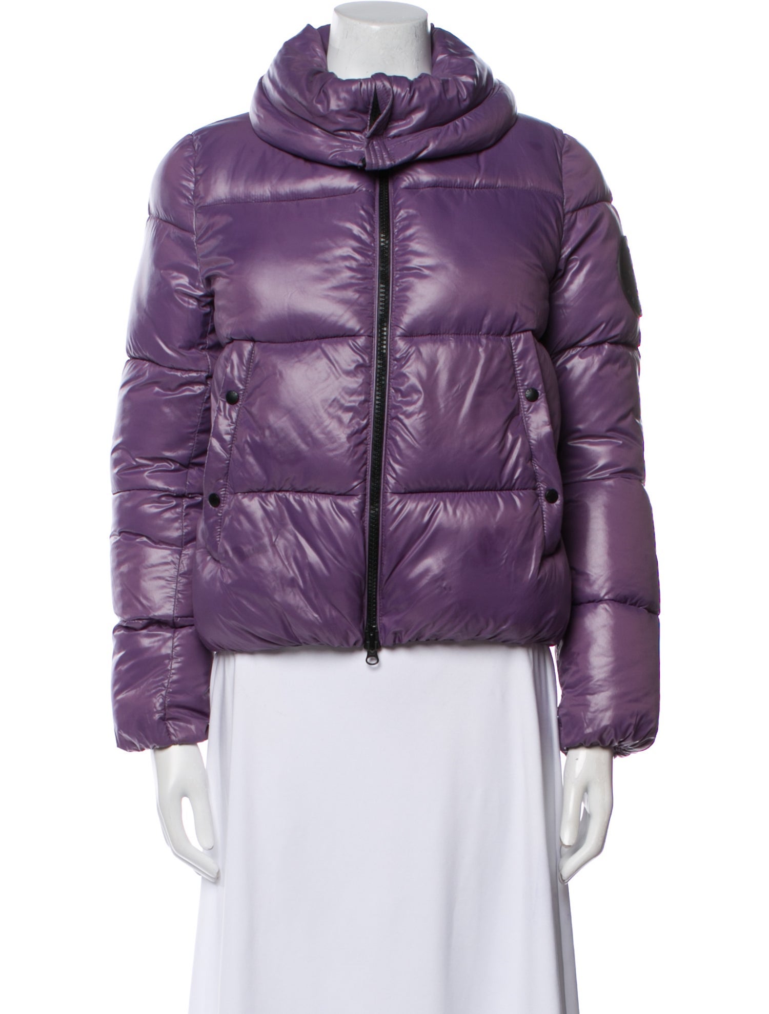 Save The Duck Nylon Faux Fur Jacket