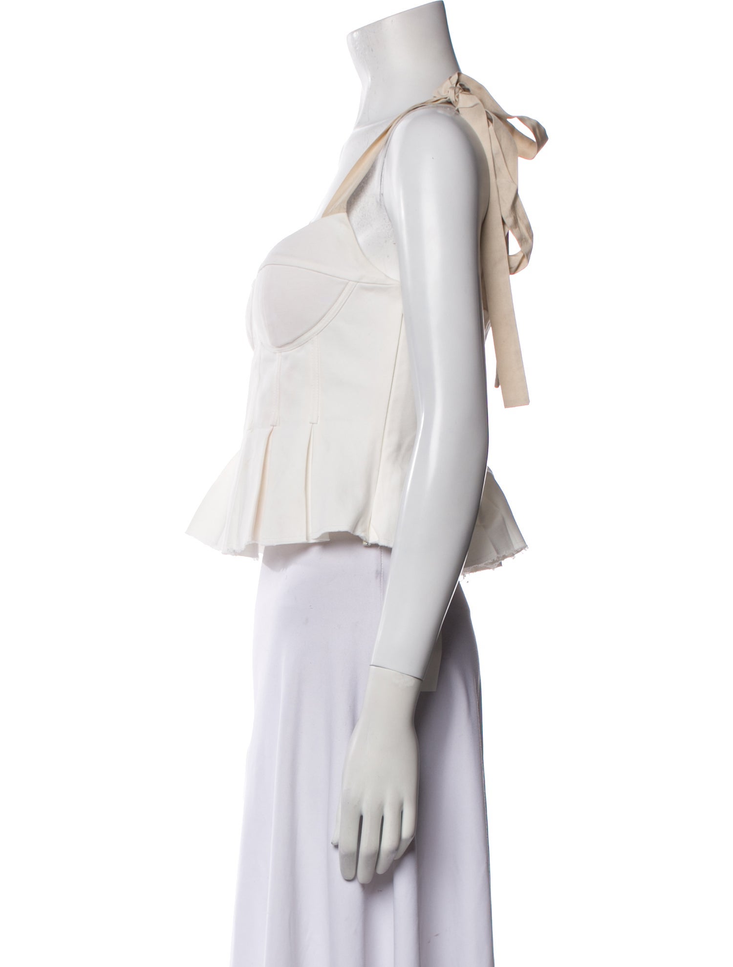 sthr Studio Square Neckline Sleeveless Crop Top