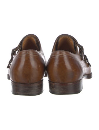 Stefano Bemer Leather Monk Straps