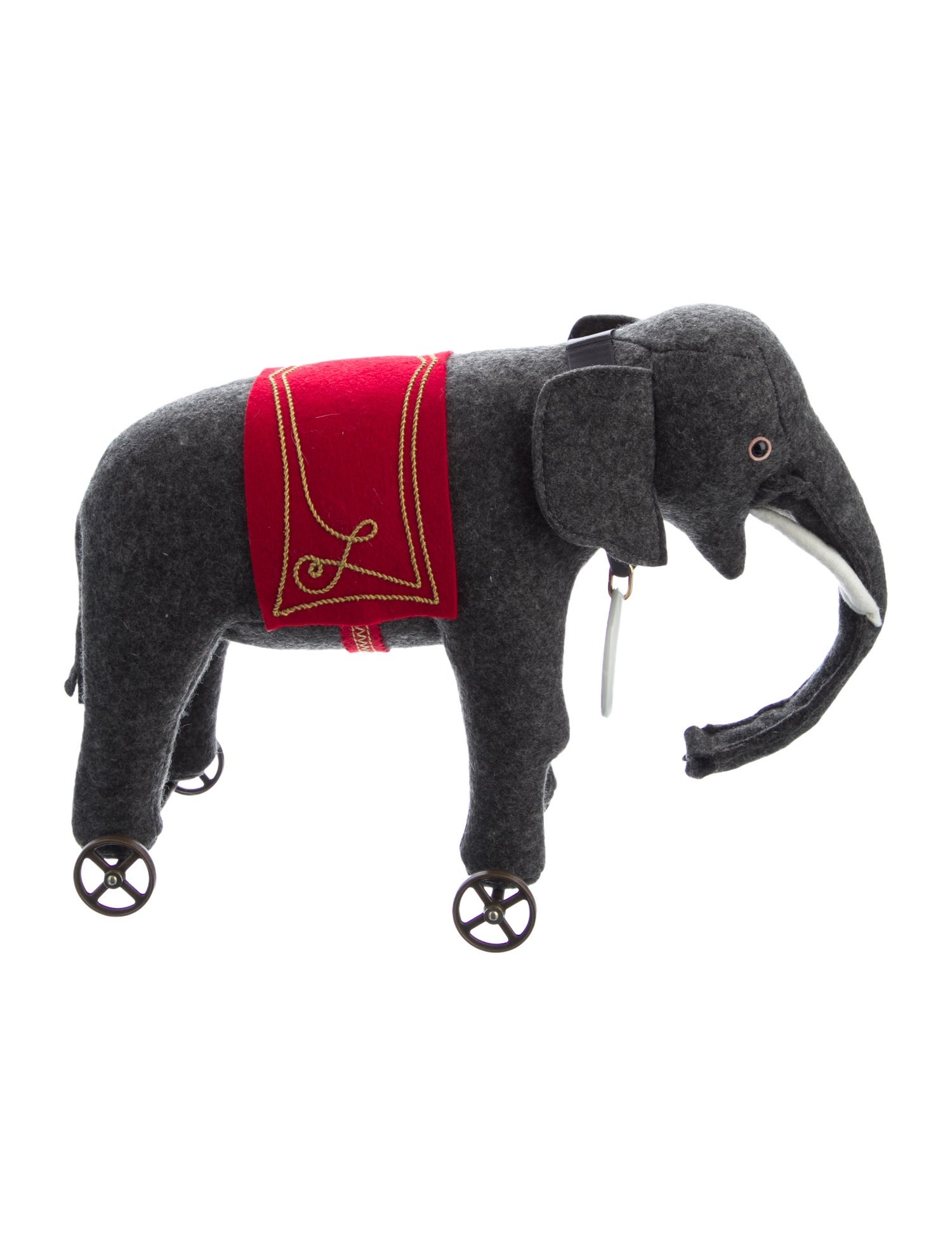 Steiff Limited Edition Elephant on Wheels Doll