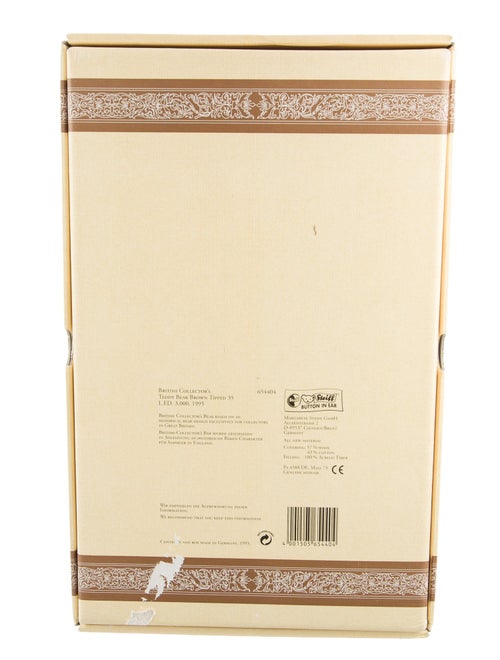 Steiff 1995 British Collector's Teddy Bear Plush