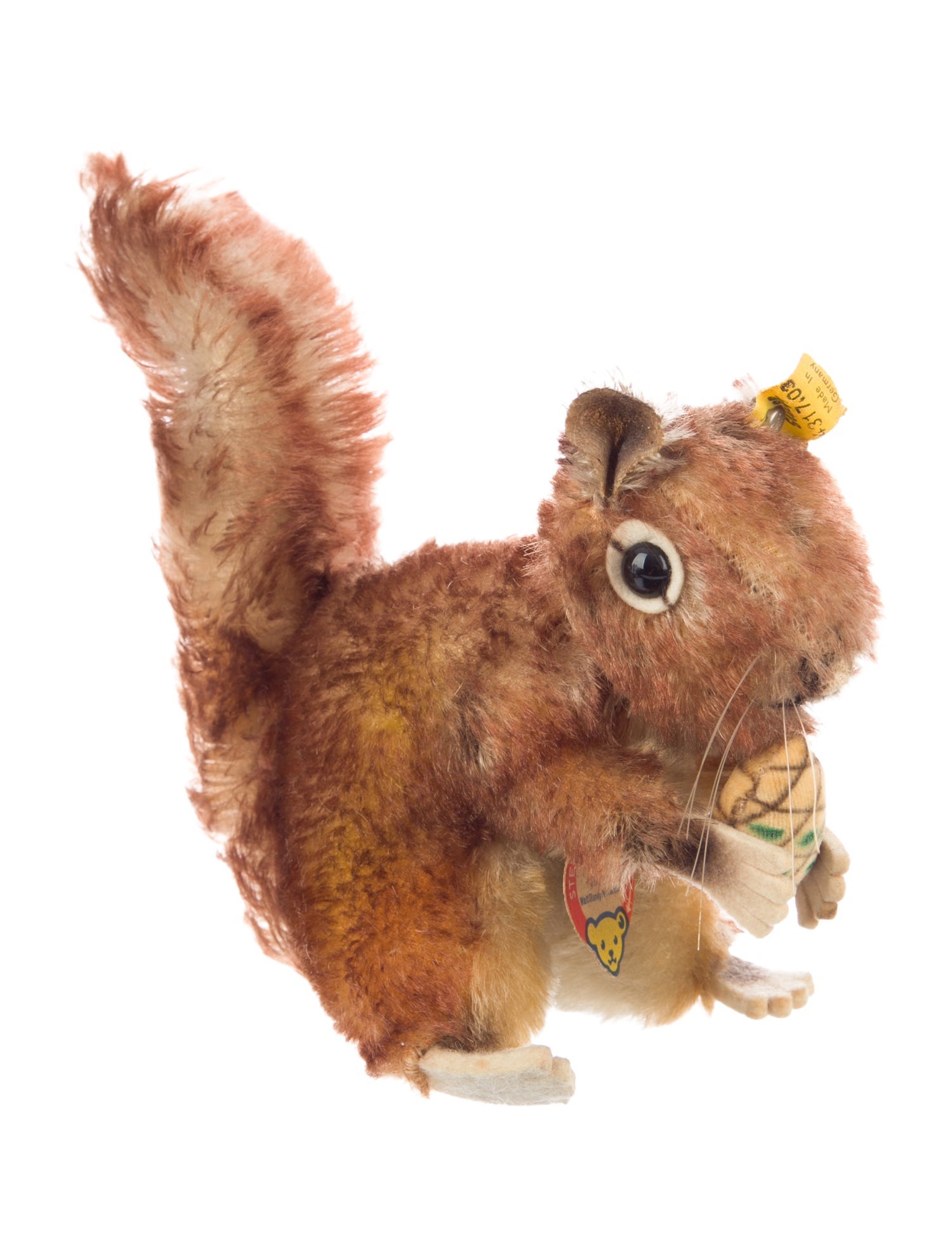 Steiff Wool-Blend Squirrel Plush