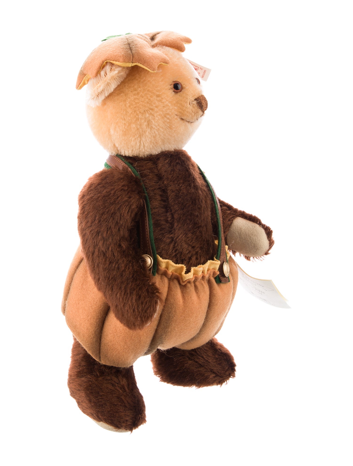 Steiff Limited Edition Pumpkin Patch Teddy Bear Plush