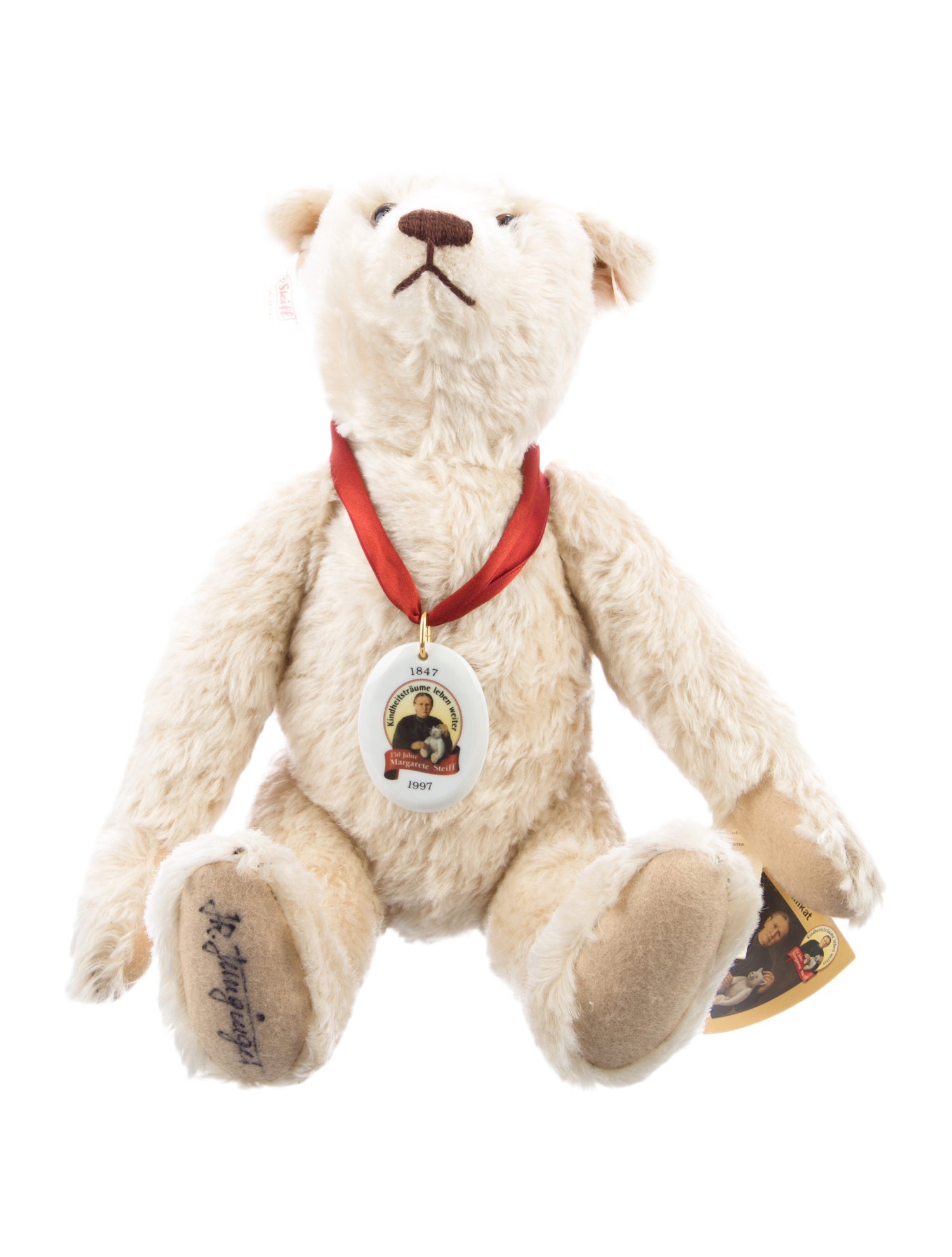 Steiff Wool-Blend Teddy Bear Plush