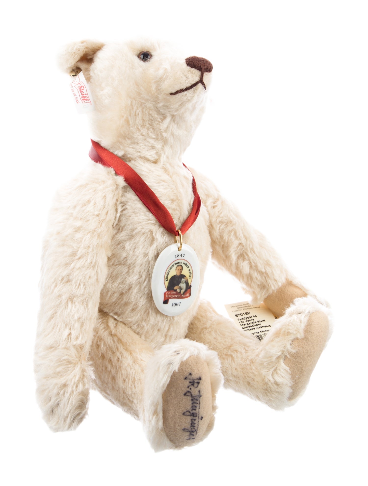 Steiff Wool-Blend Teddy Bear Plush