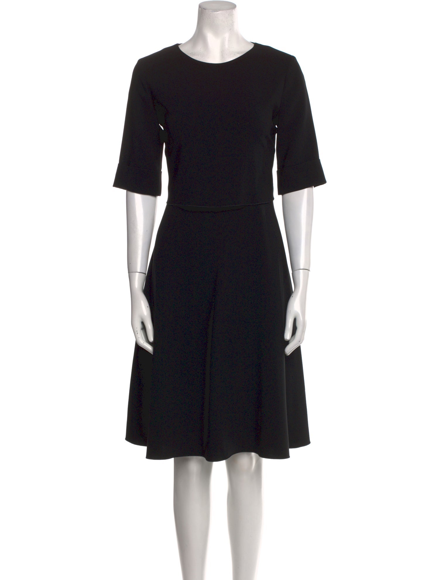 St. Emile Crew Neck Knee-Length Dress