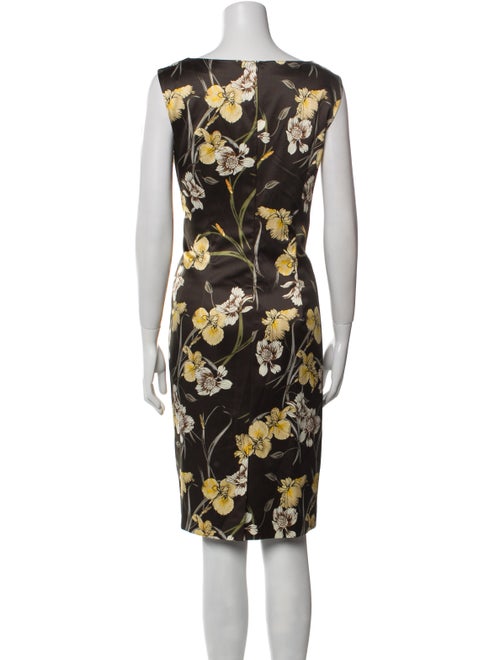 St. Emile Floral Print Knee-Length Dress