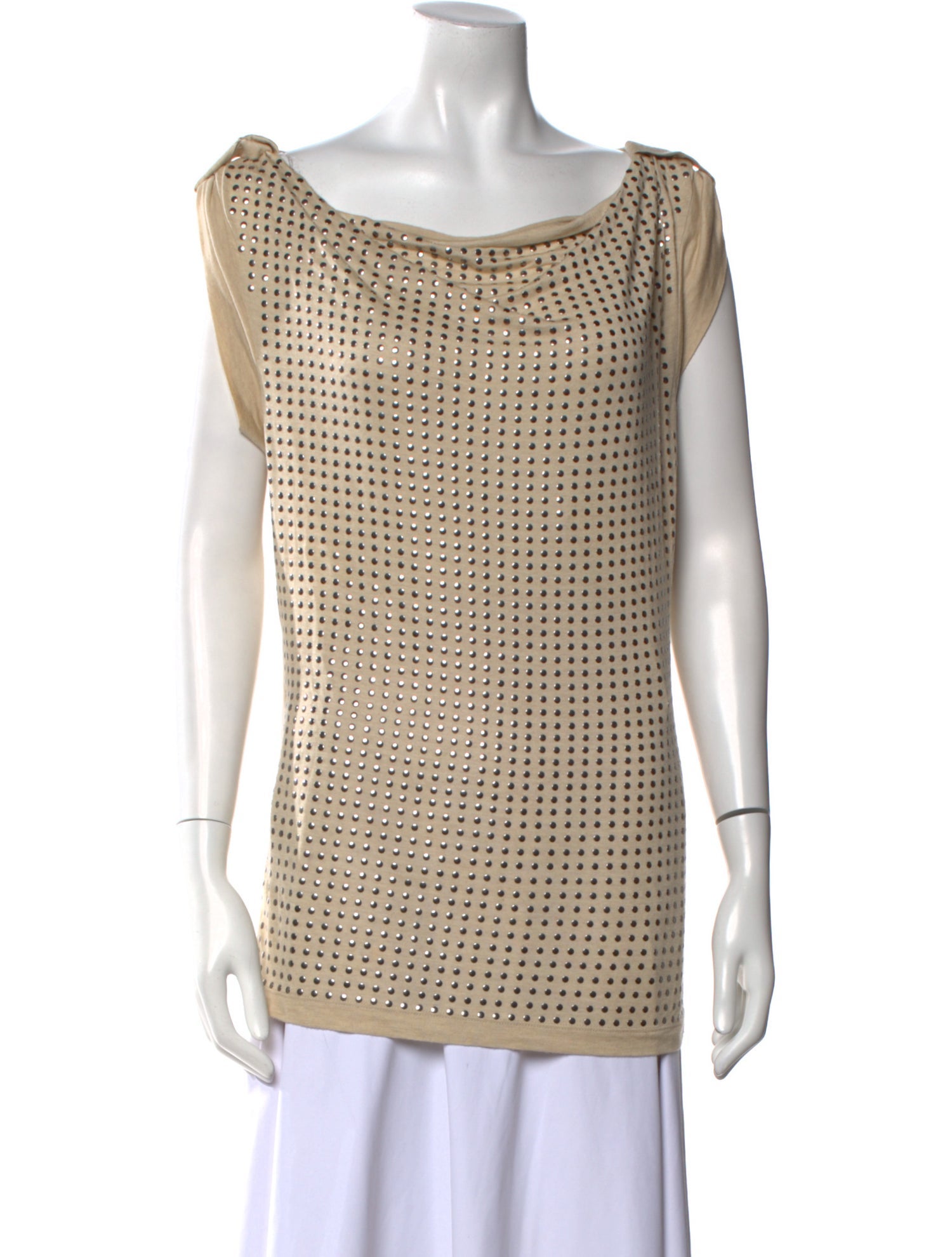 St. Emile Cowl Neck Sleeveless Top