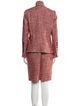 St. Emile Virgin Wool Tweed Pattern Skirt Suit