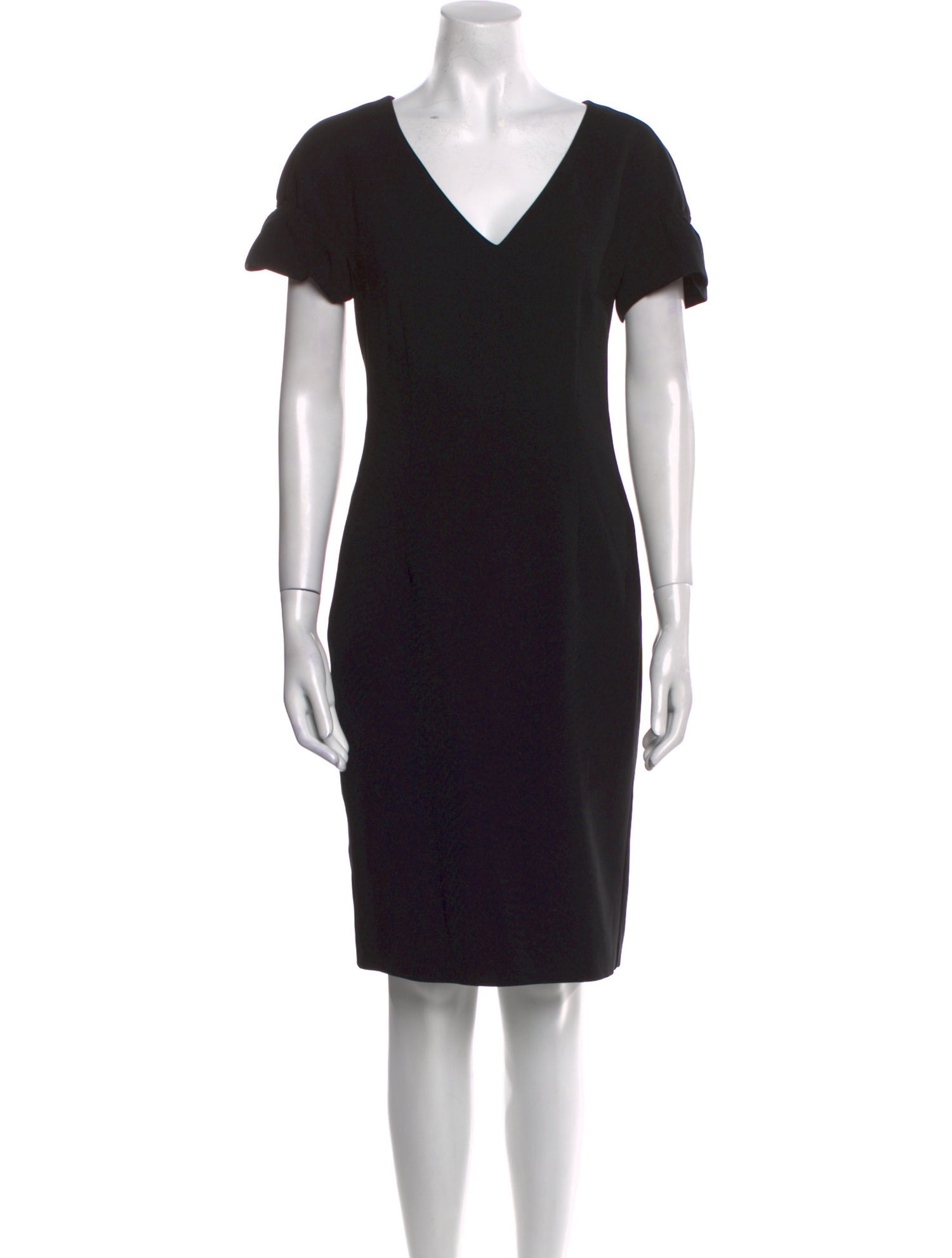 St. Emile V-Neck Knee-Length Dress