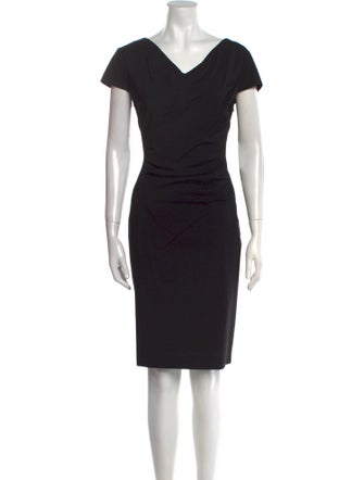 St. Emile Virgin Wool Knee-Length Dress