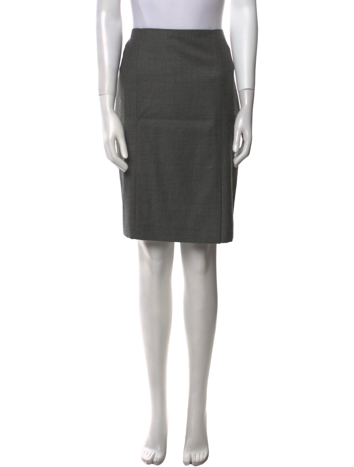 St. Emile Virgin Wool Knee-Length Skirt
