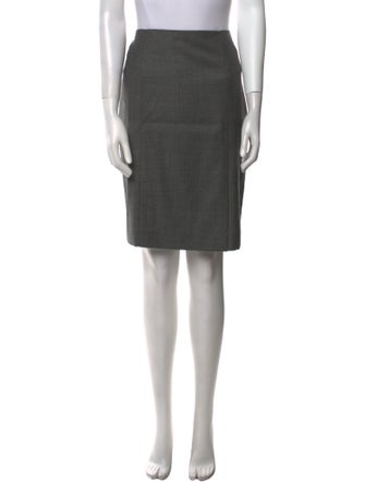 St. Emile Virgin Wool Knee-Length Skirt