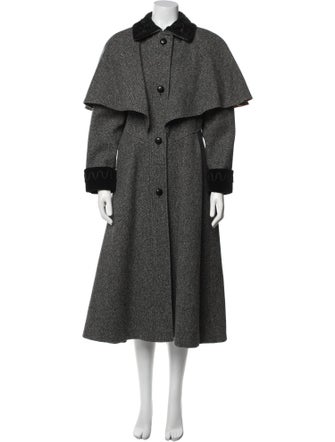 Stevens Forstmann Wool Tweed Pattern Coat