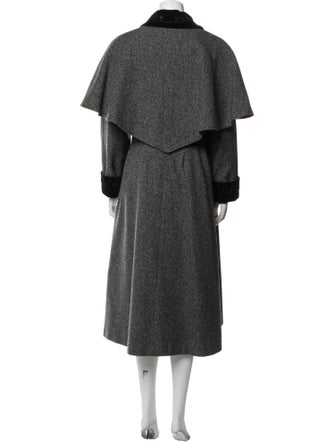 Stevens Forstmann Wool Tweed Pattern Coat