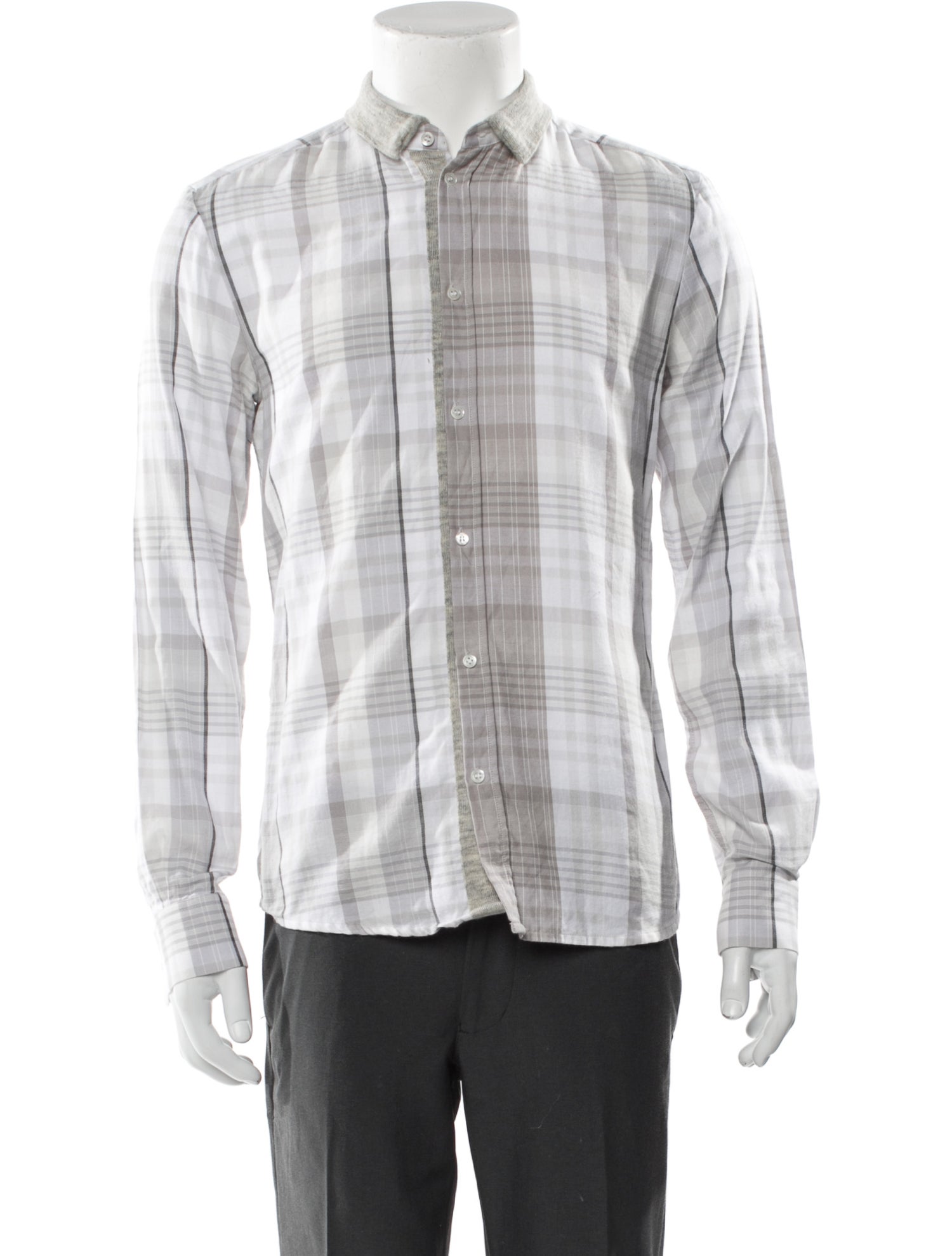 Stephan Schneider Plaid Print Long Sleeve Shirt
