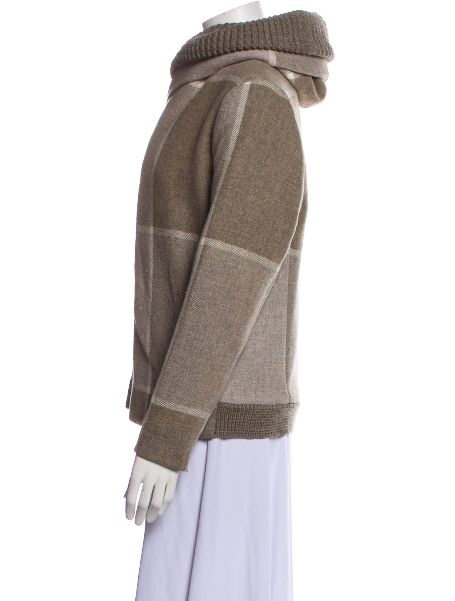 Stephan Schneider Wool Plaid Print Jacket