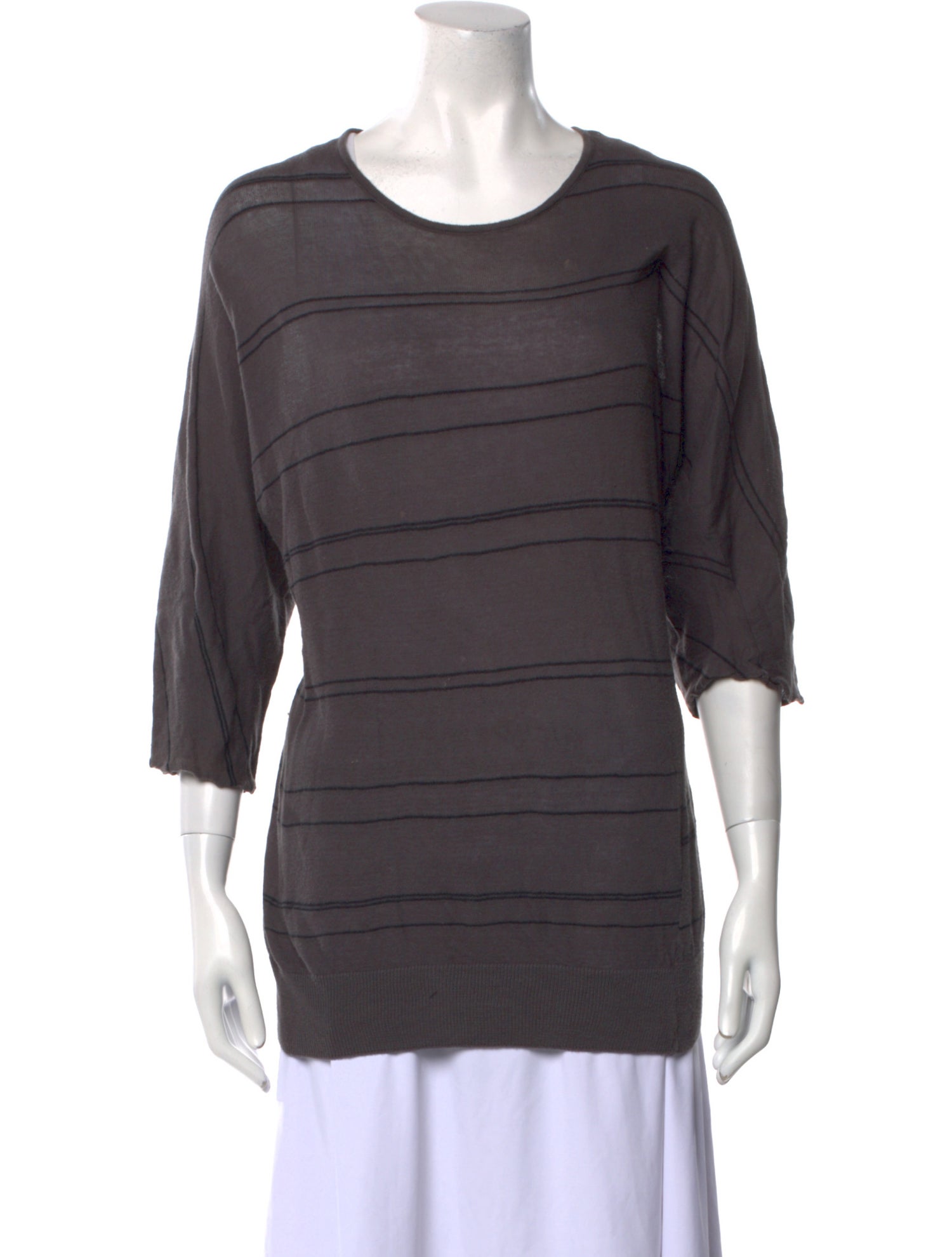 Stephan Schneider Striped Scoop Neck Sweater
