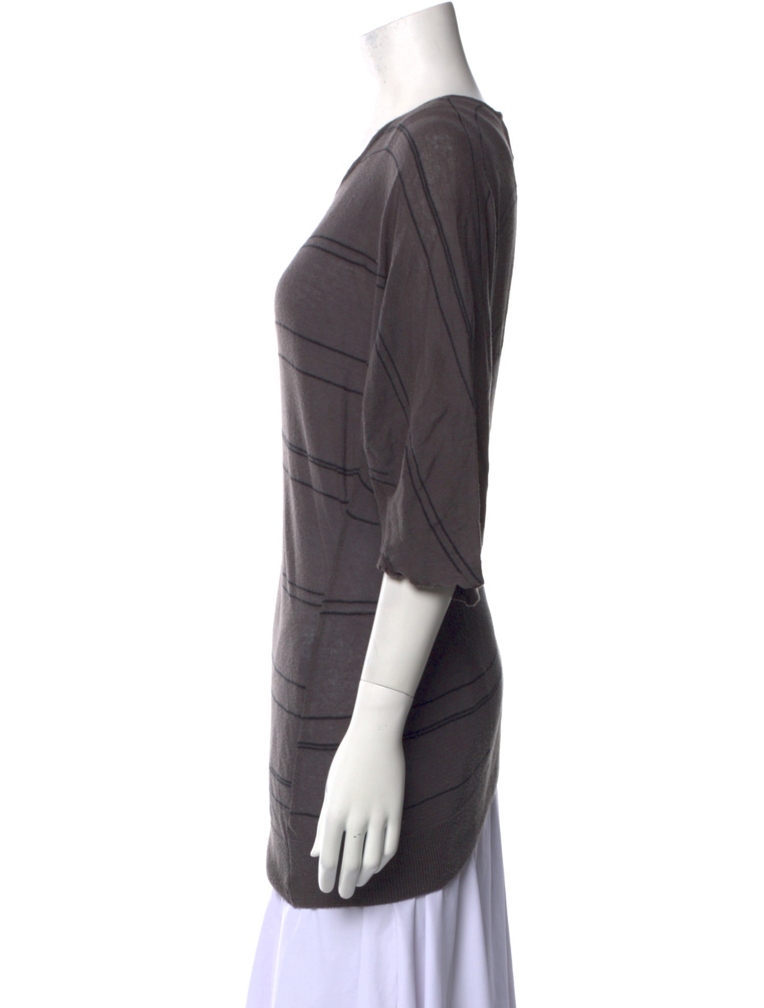 Stephan Schneider Striped Scoop Neck Sweater