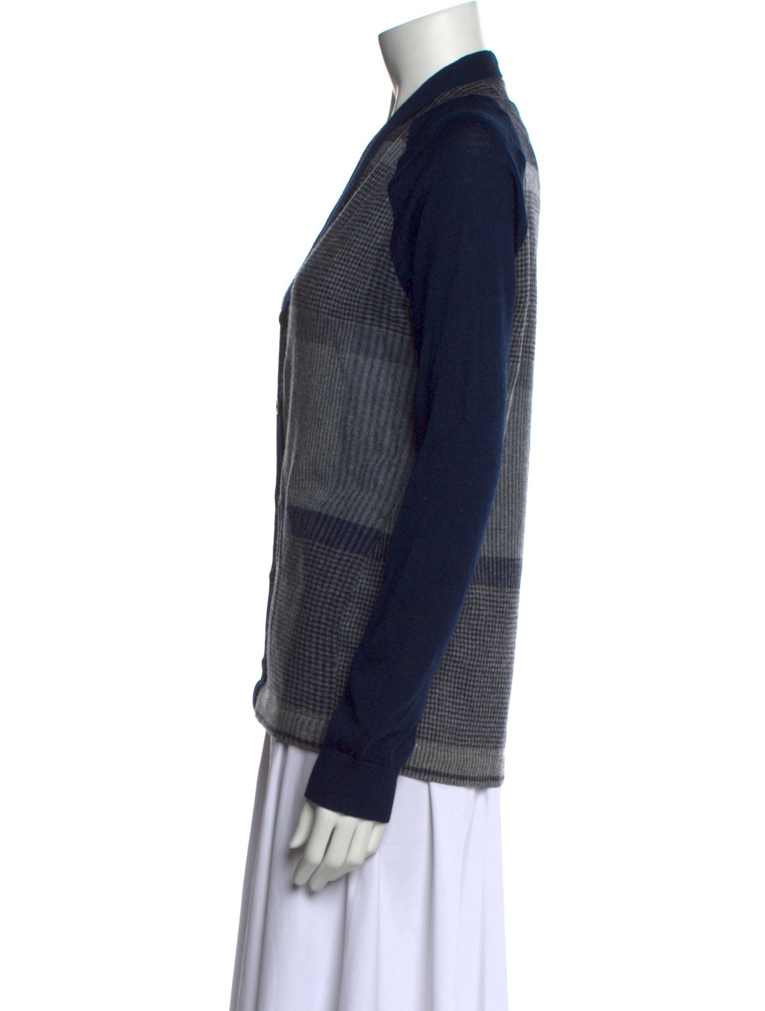 Stephan Schneider Wool Plaid Print Sweater