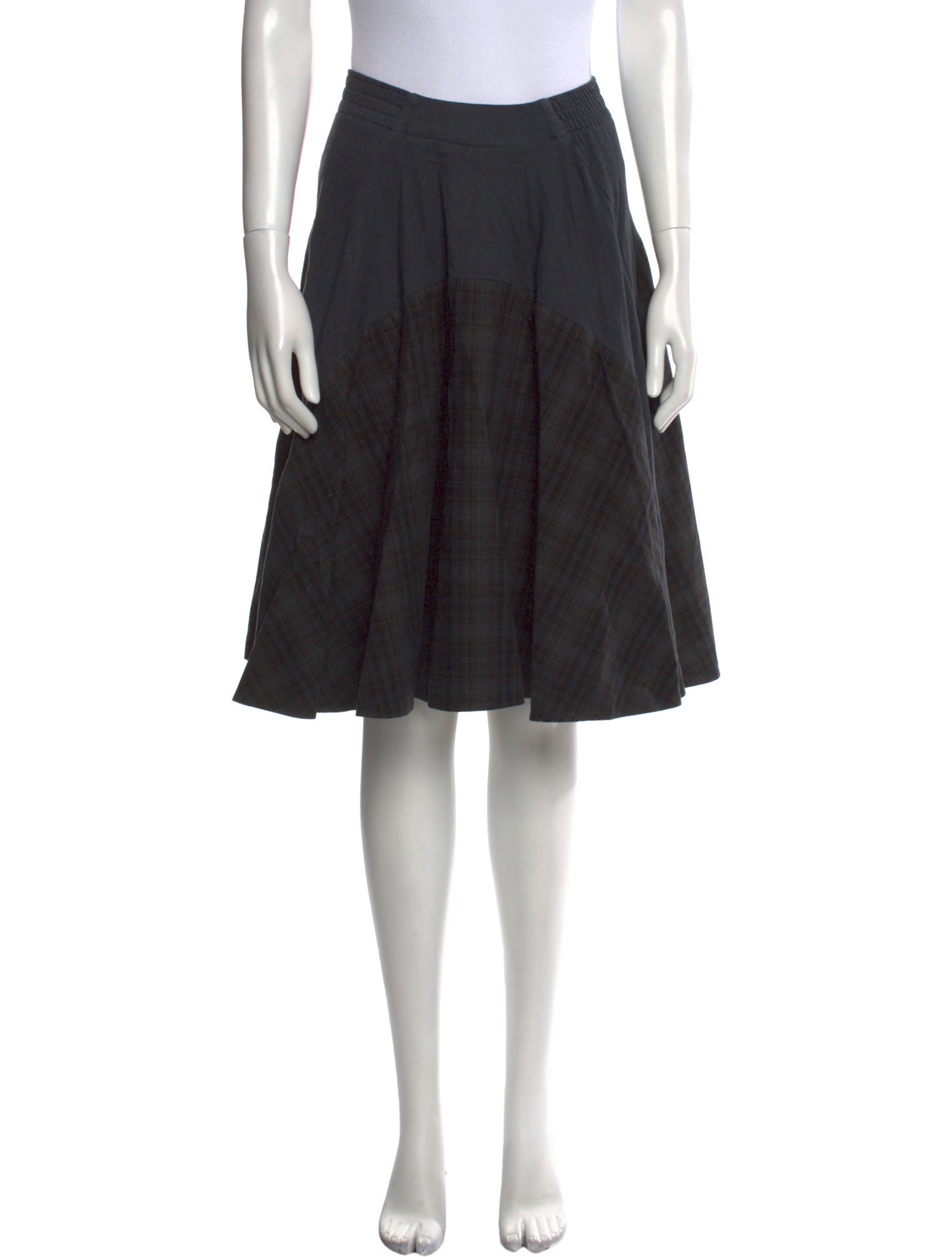 Stephan Schneider Plaid Print Knee-Length Skirt