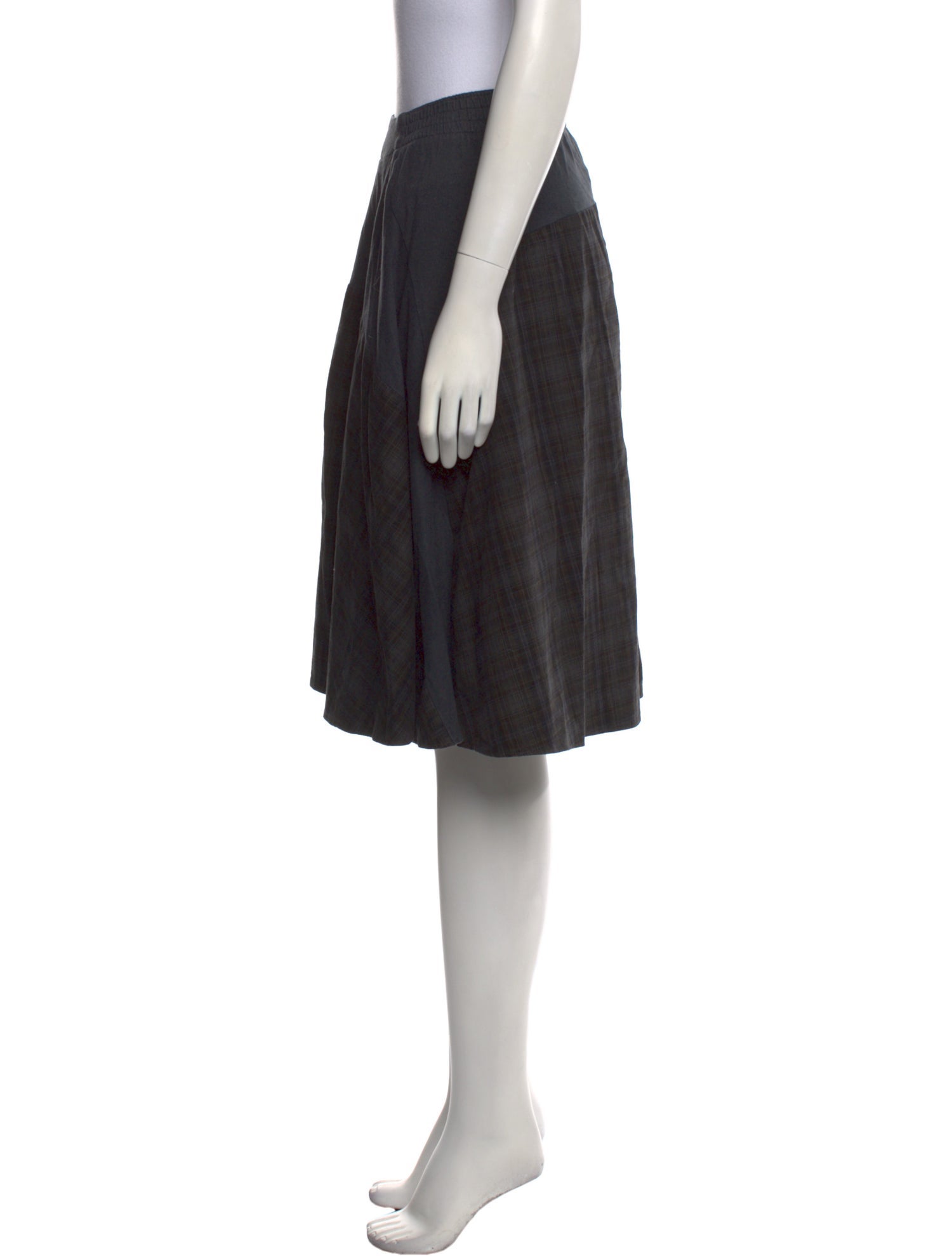 Stephan Schneider Plaid Print Knee-Length Skirt