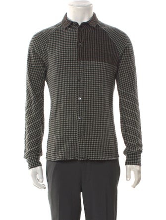 Stephan Schneider Wool Plaid Print Shirt