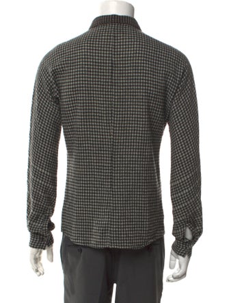 Stephan Schneider Wool Plaid Print Shirt