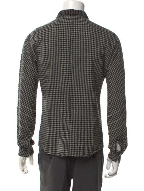 Stephan Schneider Wool Plaid Print Shirt