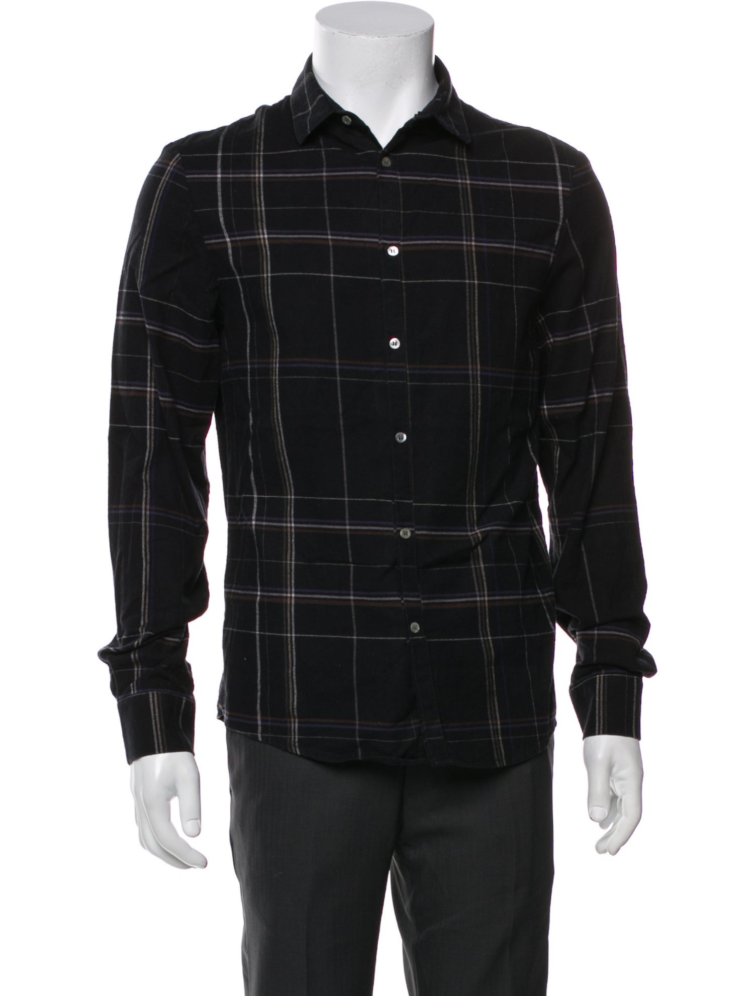 Stephan Schneider Plaid Print Long Sleeve Shirt