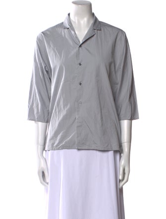 Stephan Schneider Three-Quarter Sleeve Button-Up Top