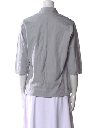 Stephan Schneider Three-Quarter Sleeve Button-Up Top