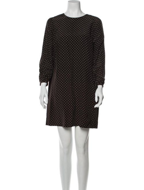 Steven Alan Silk Mini Dress Brown