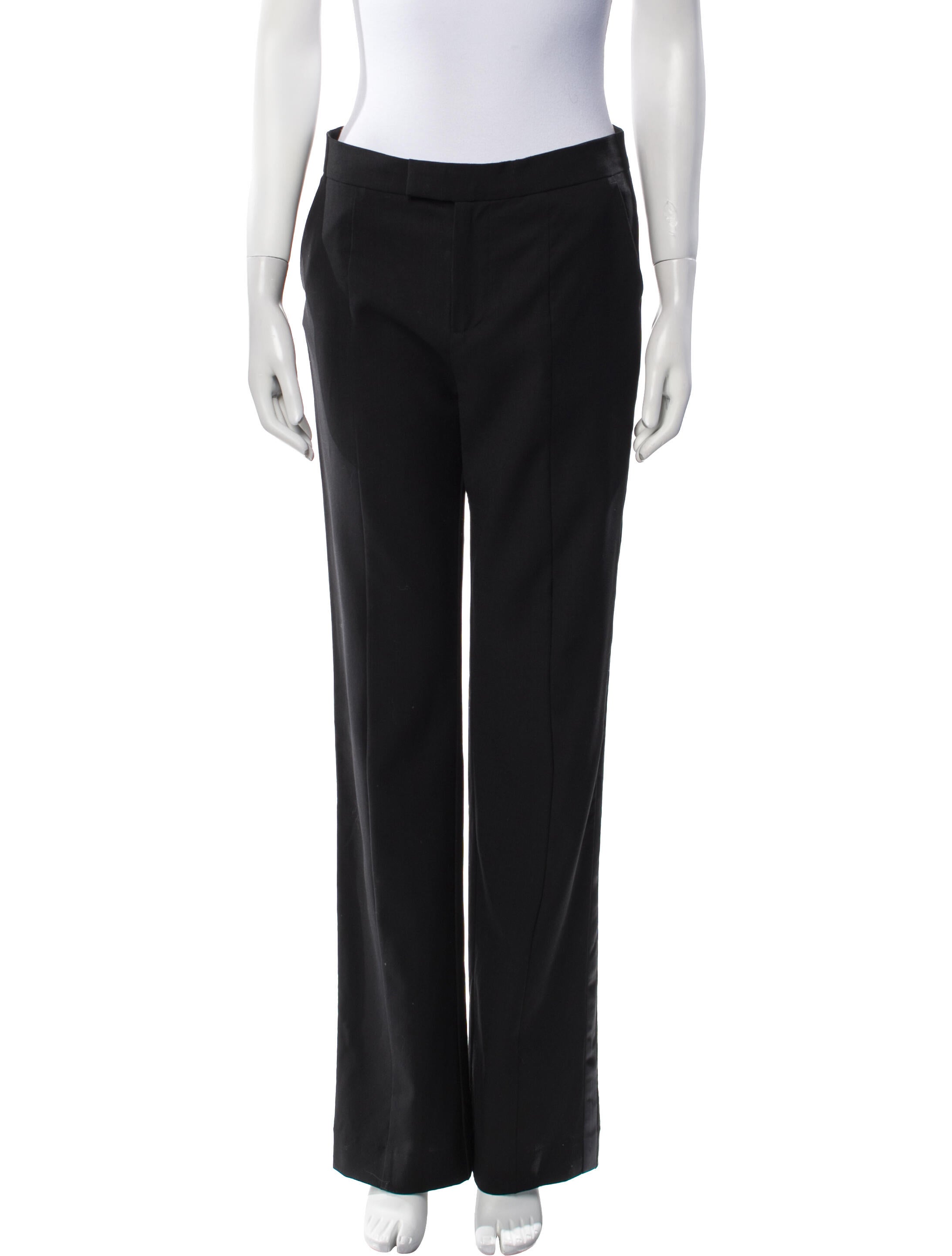 Staud Wool Straight Leg Pants