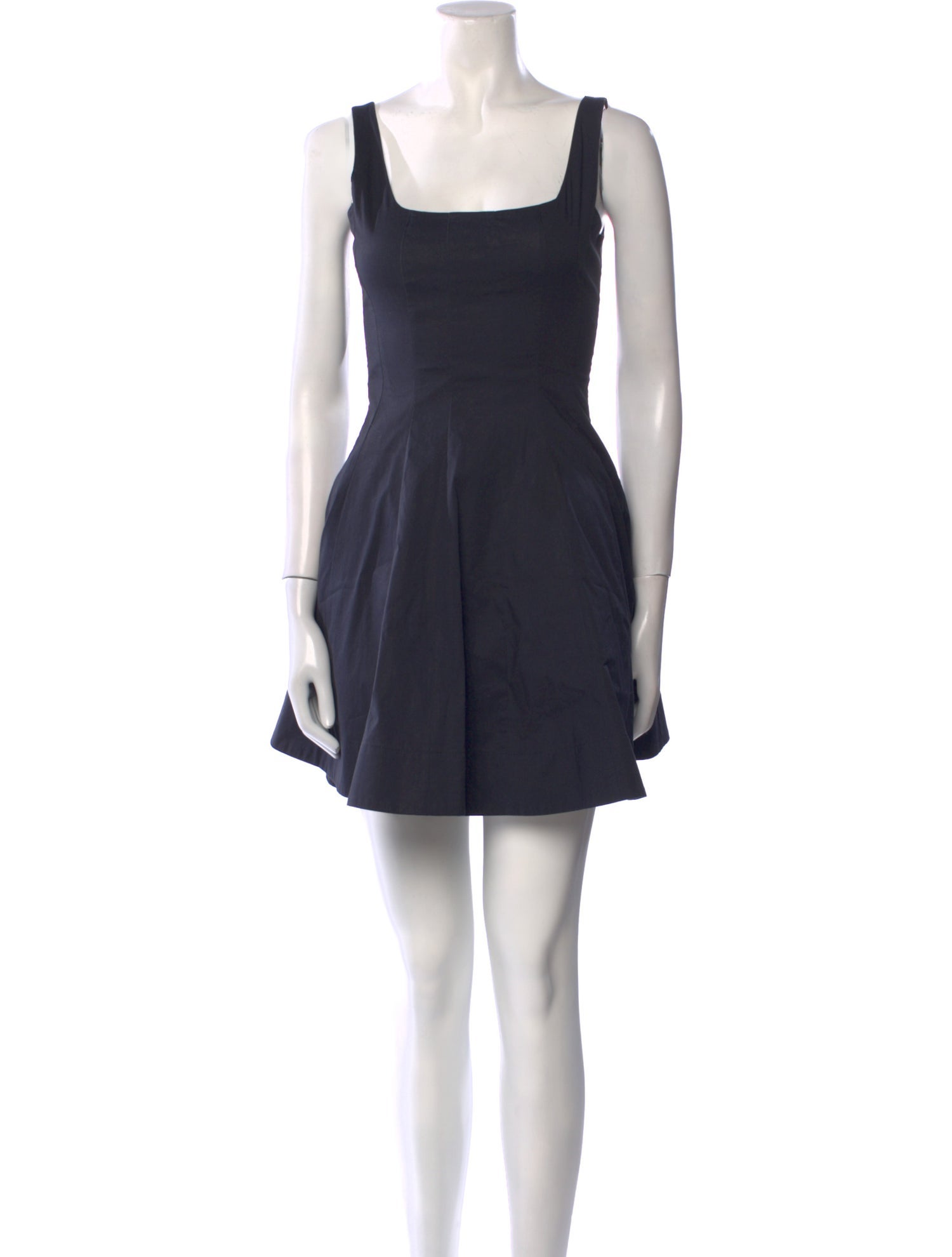 Staud Square Neckline Mini Dress