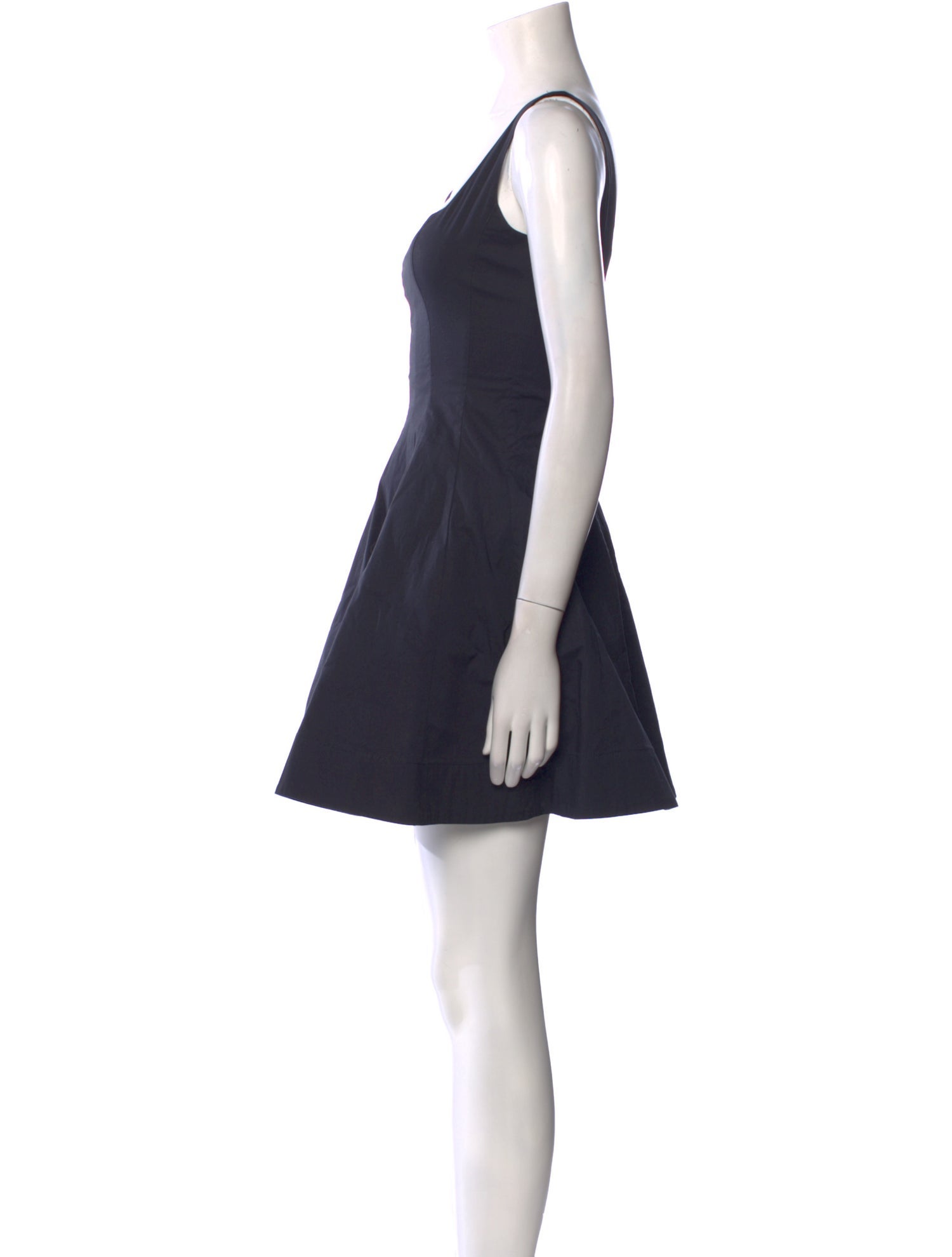 Staud Square Neckline Mini Dress