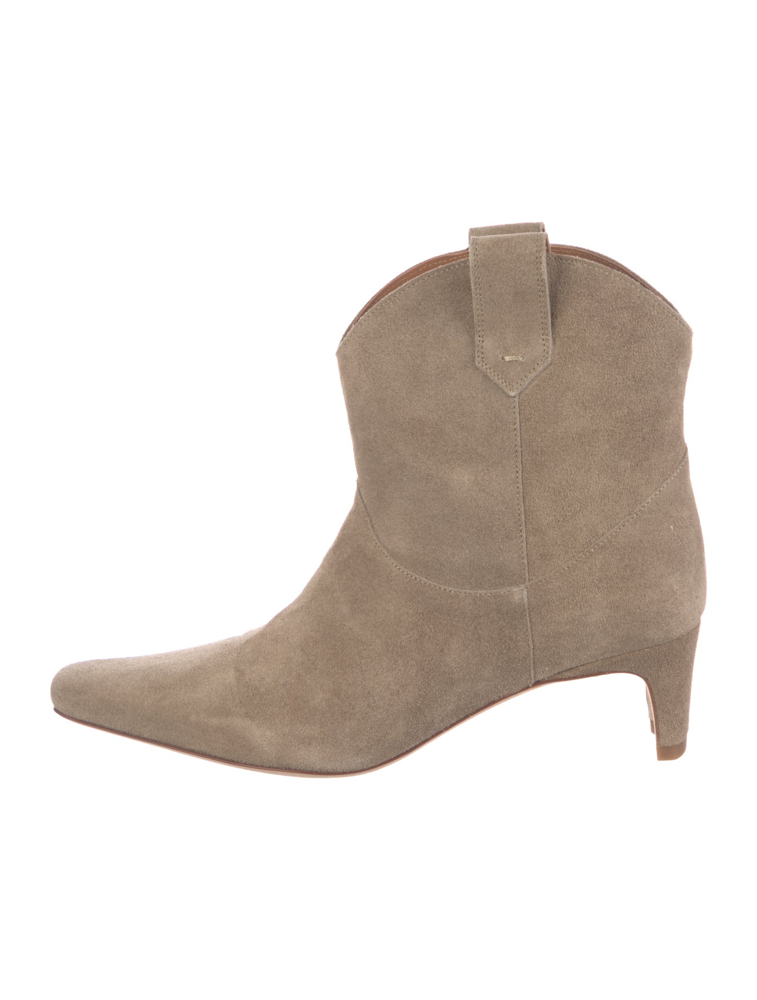 Staud Suede Western Boots