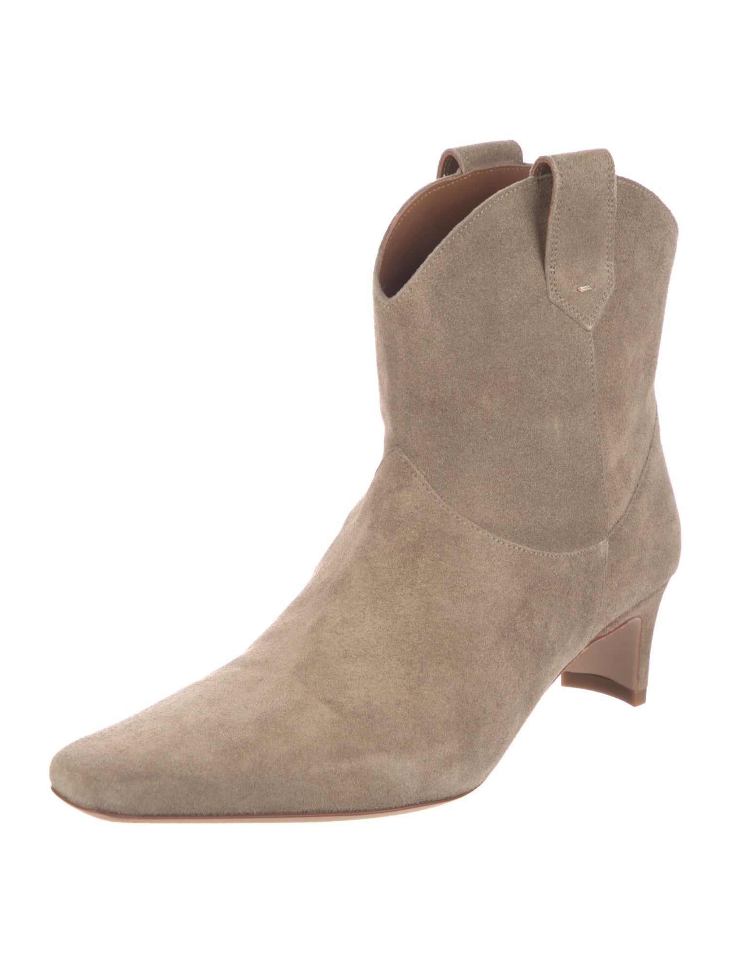 Staud Suede Western Boots