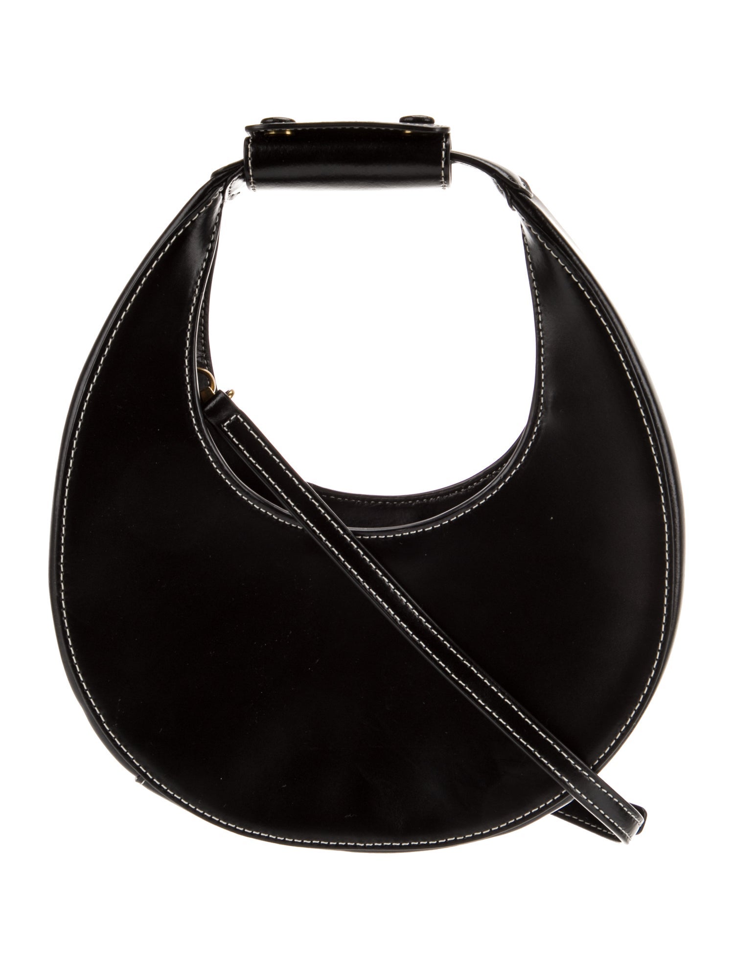 Staud Leather Top Handle Bag
