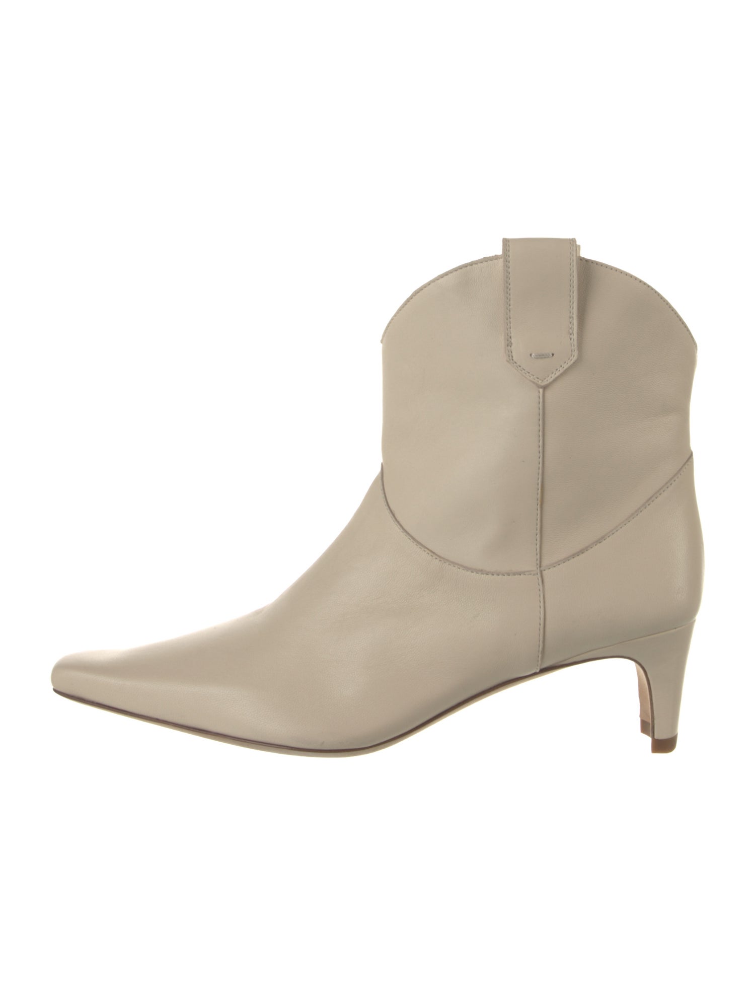 Staud Leather Western Boots