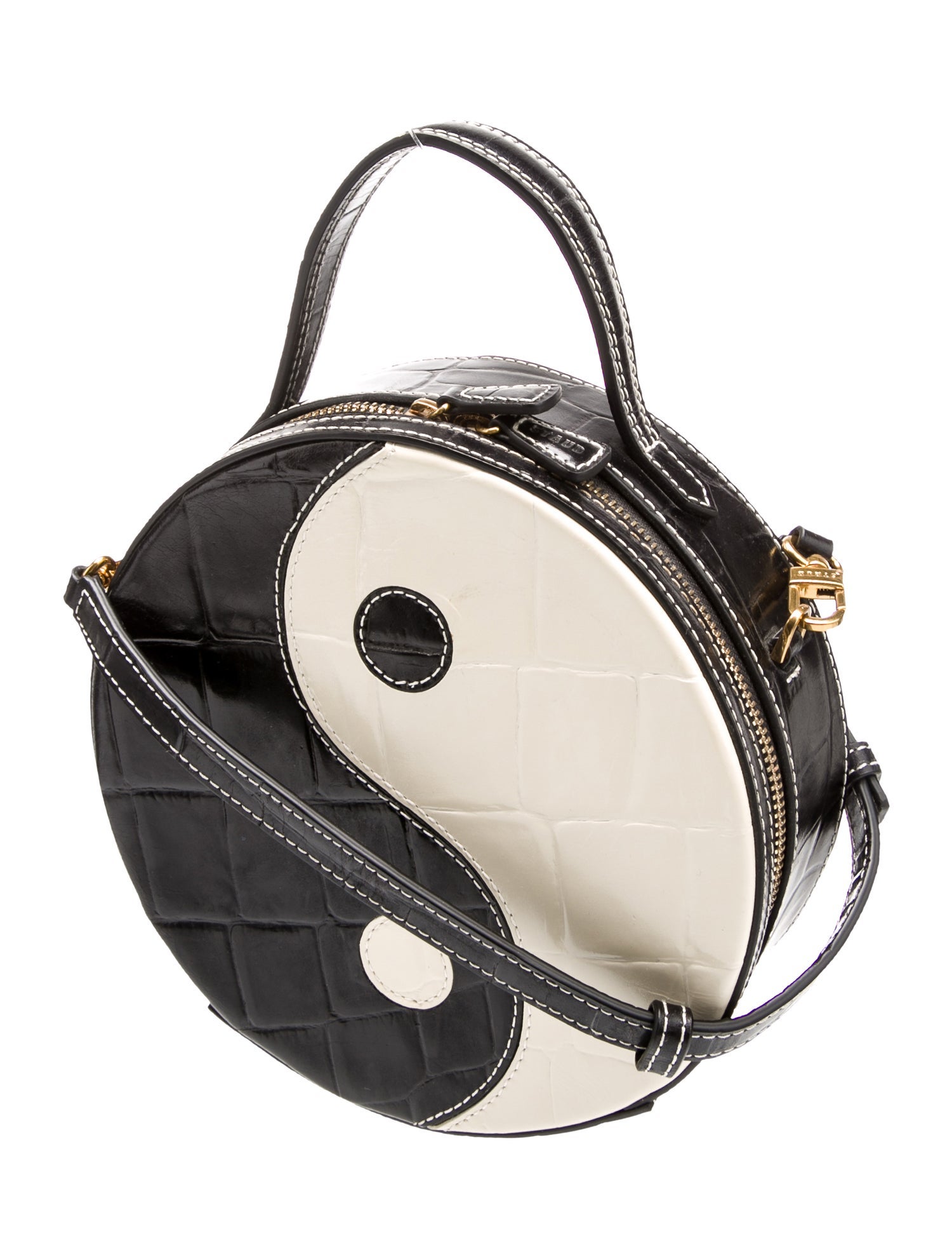 Staud Leather Top Handle Bag