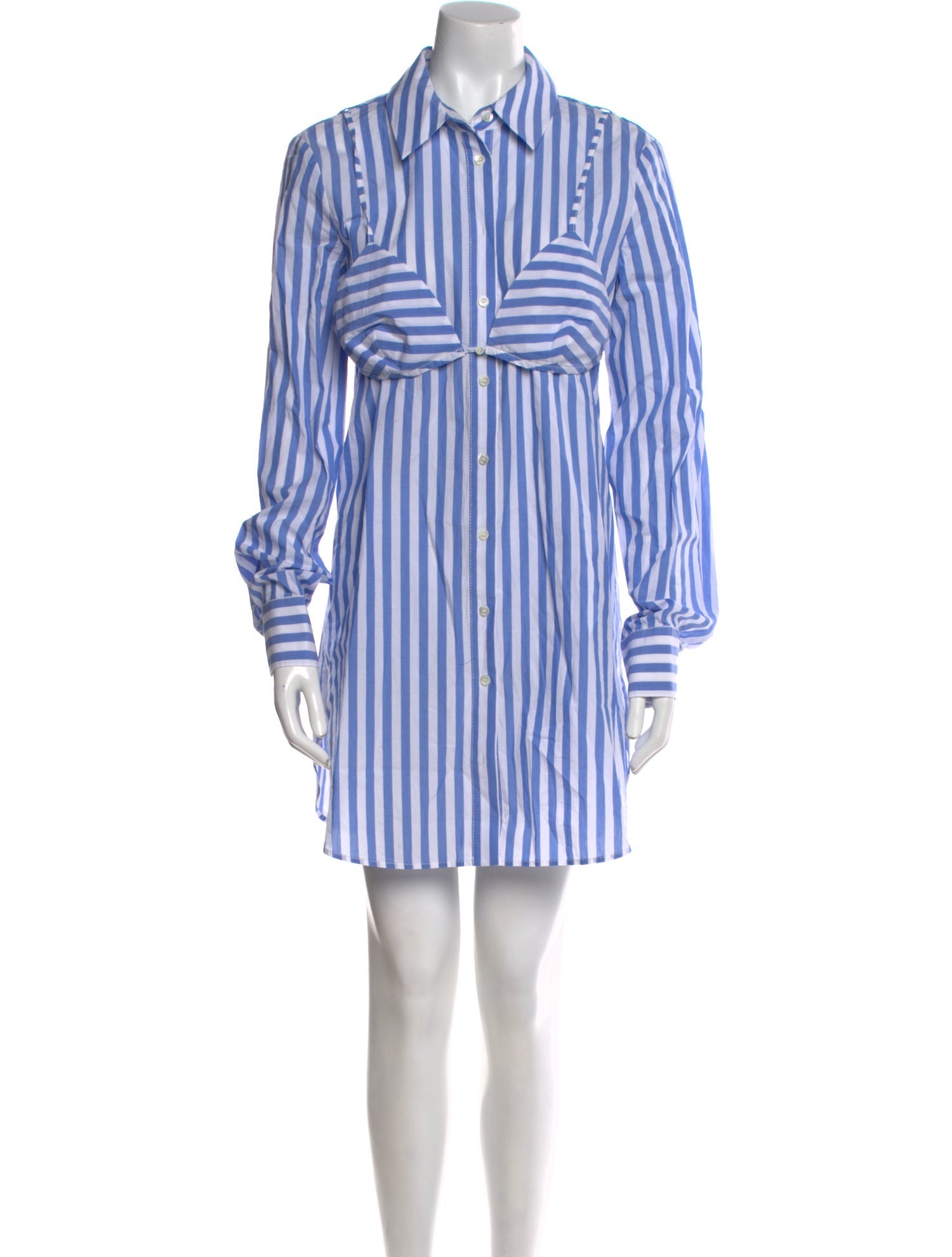 Staud Striped Mini Dress