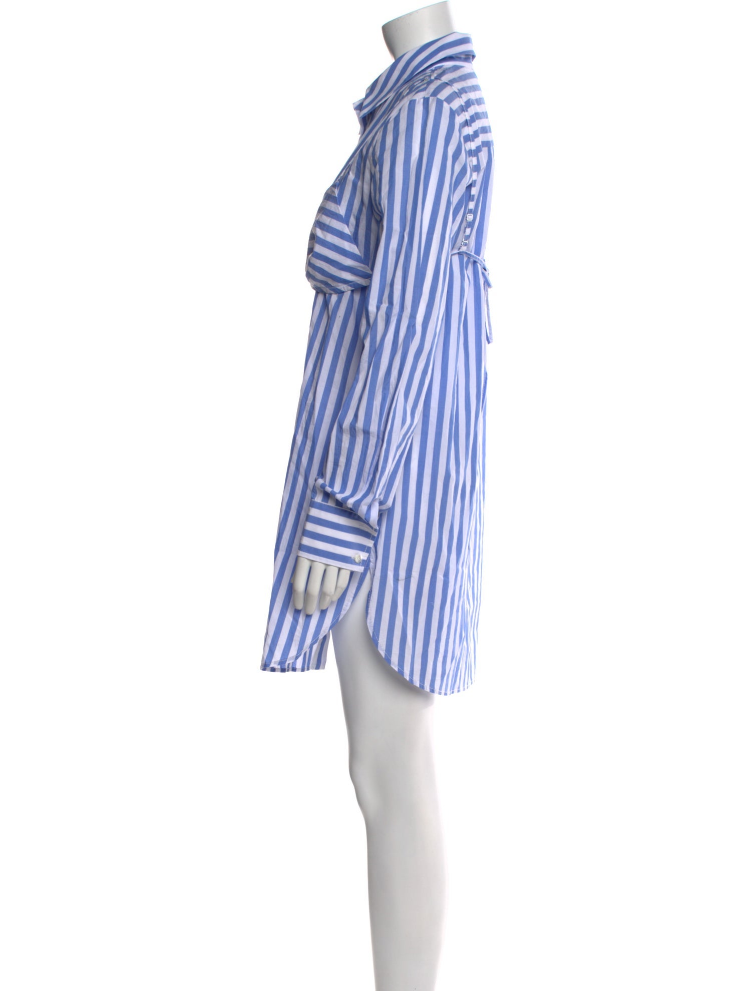 Staud Striped Mini Dress