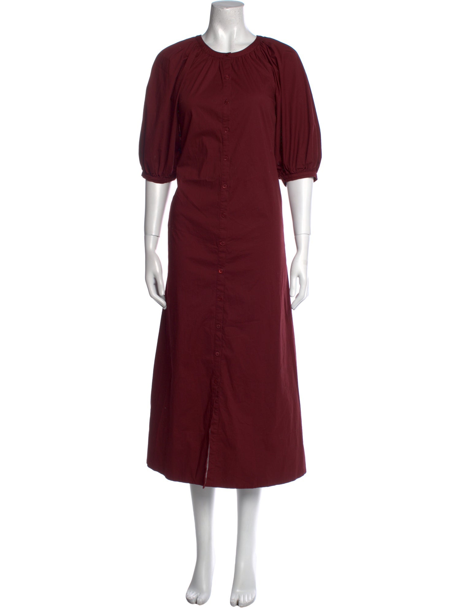 Staud Crew Neck Long Dress
