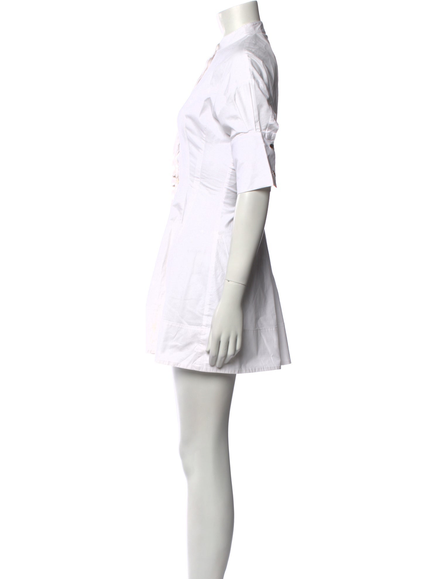 Staud Mock Neck Mini Dress