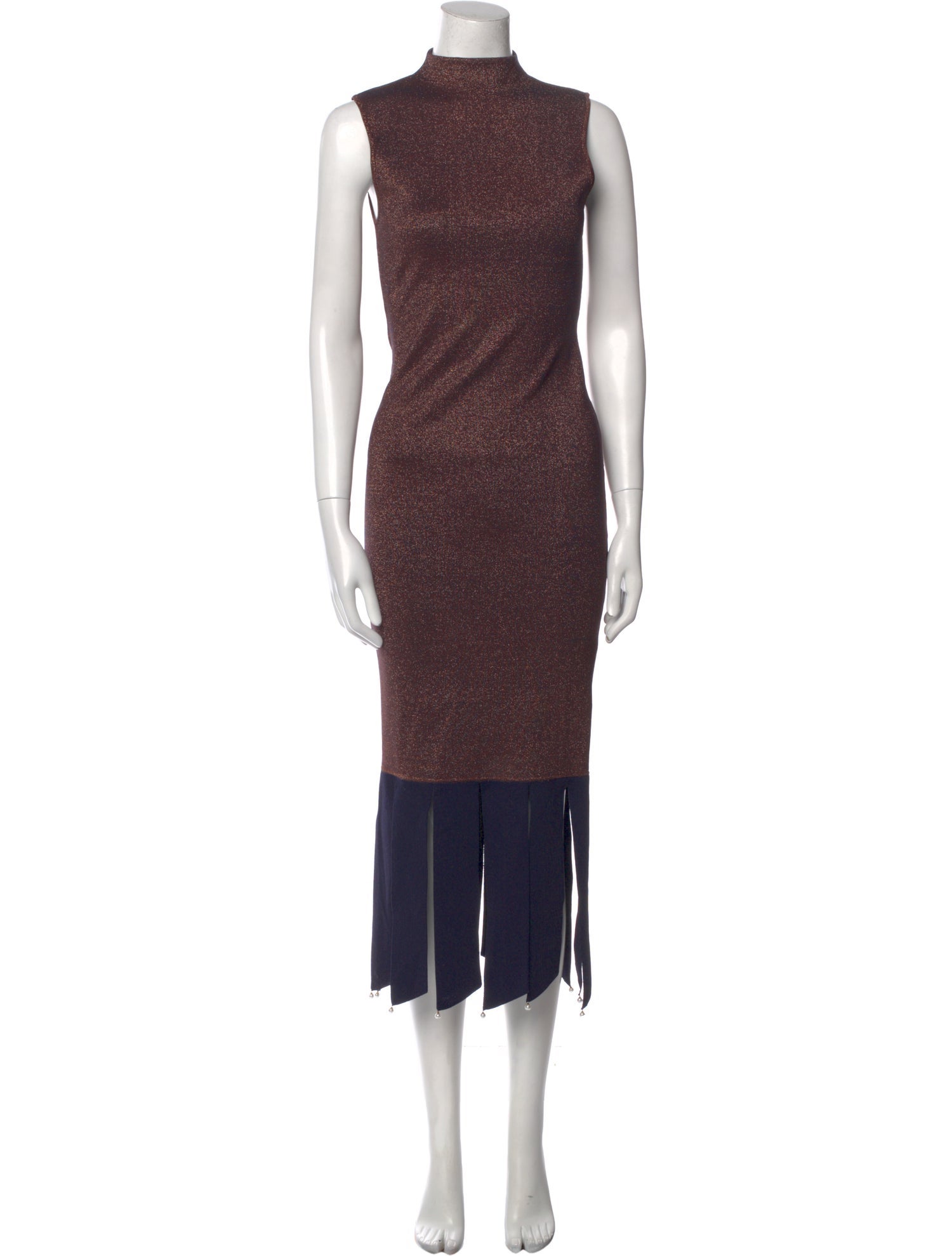 Staud Turtleneck Long Dress