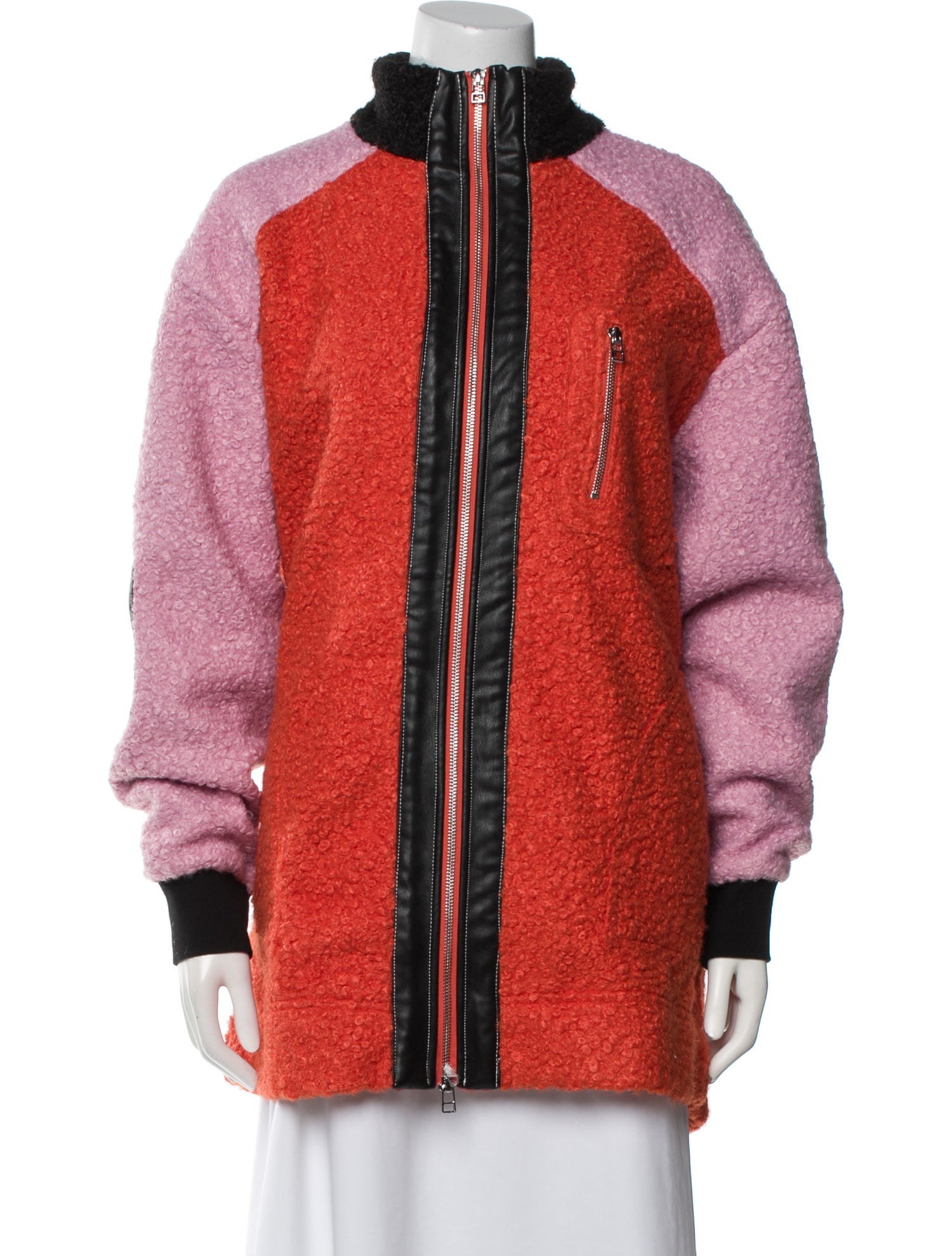 Staud Colorblock Pattern Jacket